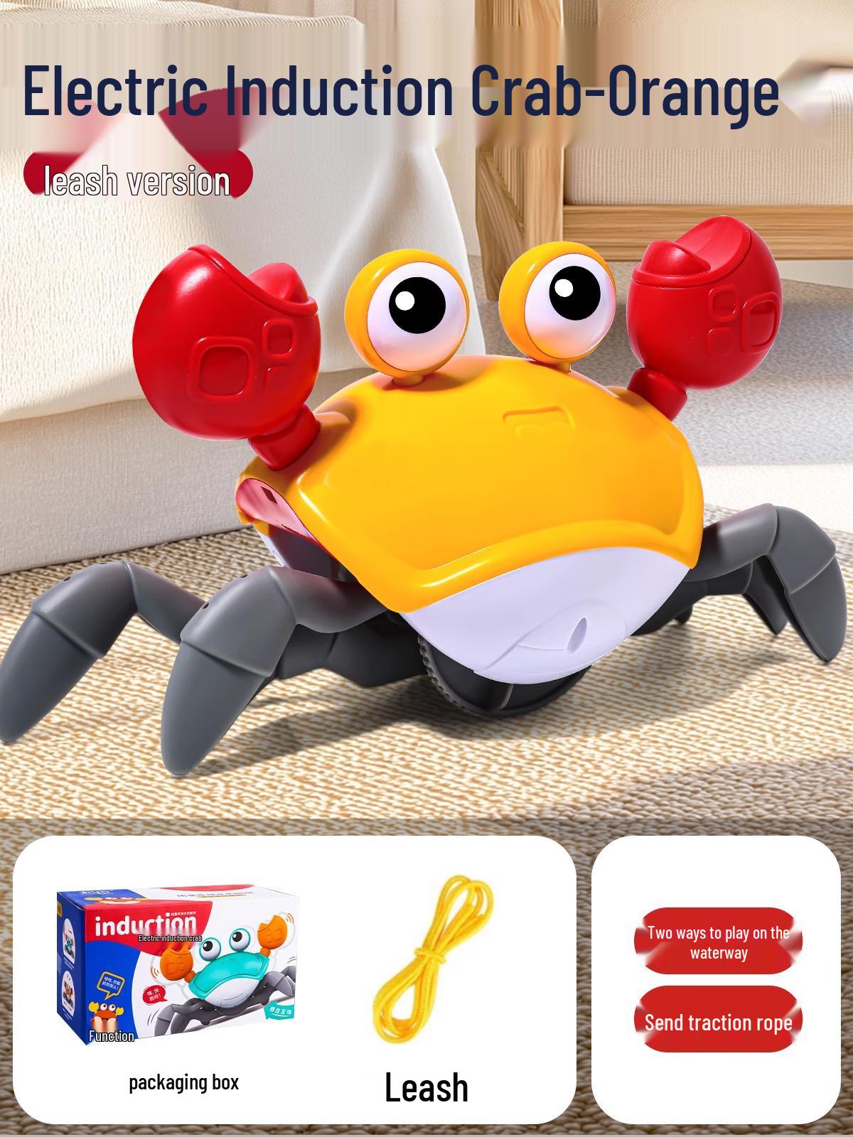 

Электрическая игрушка-краб, ползающий вверх, для детей 1–2 лет: Увлекательное познавательное развлечение для мальчиков и девочек.