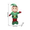 Illuminated Christmas Iatable Elf Christmas Elf Iatable Yard Decor Santa Helper Elf Figure Character Christmas Decoration Gift