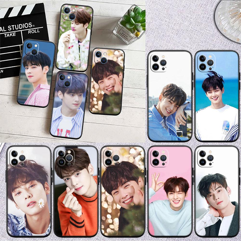 PP18 Cha EunWoo Soft Shell Phone Case for OPPO A3 Pro A72 A74 A76 A77 A77S A78 A79 A94 A95 A18 A40M A58