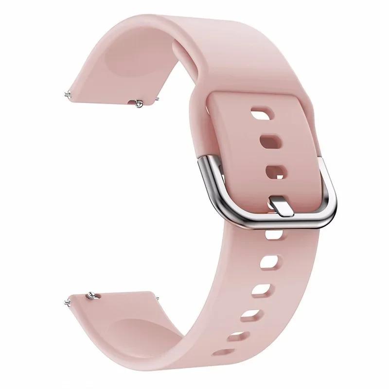 20mm 22mm Strap For Samsung Galaxy Watch 6 4 5 pro-Classic-active 44mm 40mm Sport Silicone Bracelet Amazfit GTS 4/GTR 4/3/2 Mini