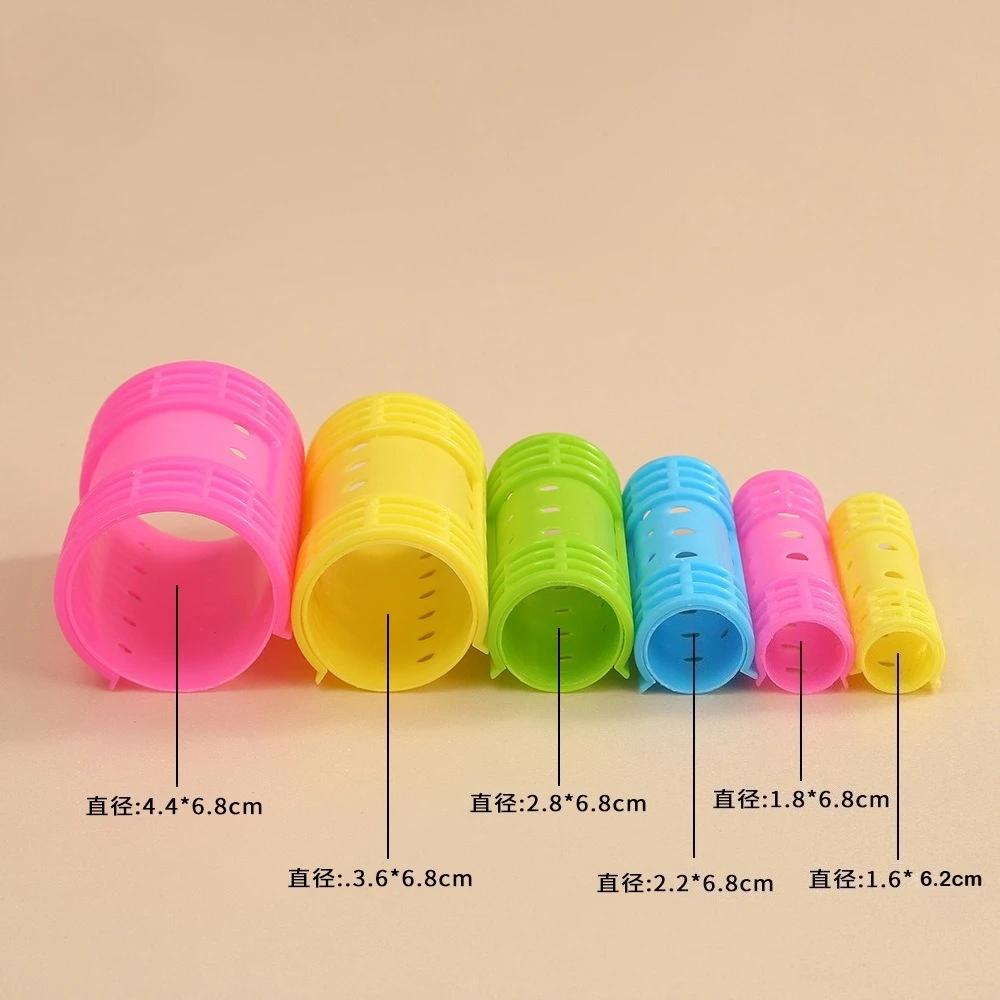 New Hair Curler Plastic Self-adhesive Hair Curlers Lazy Air Bangs Curling Tube Eight-character Bangs Curling Hairdressing Tools
