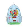Student Cartoon Schoolbag Letter Print Backpack