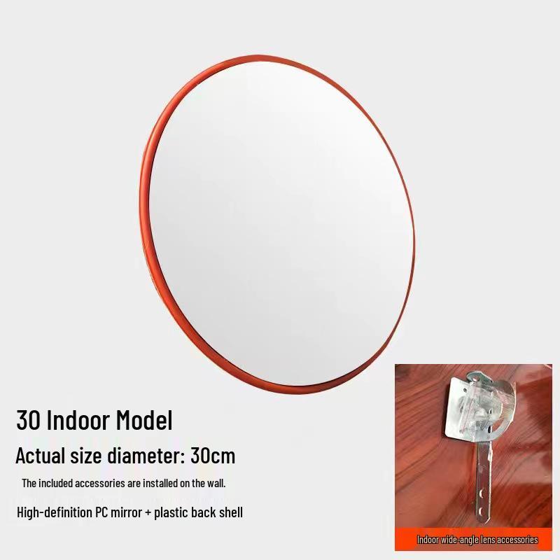 Miroir de circulation grand angle: Miroir Convexe Extérieur/Intérieur pour la Sécurité Routière et l'Antivol, Parfait pour les Coins de Garage