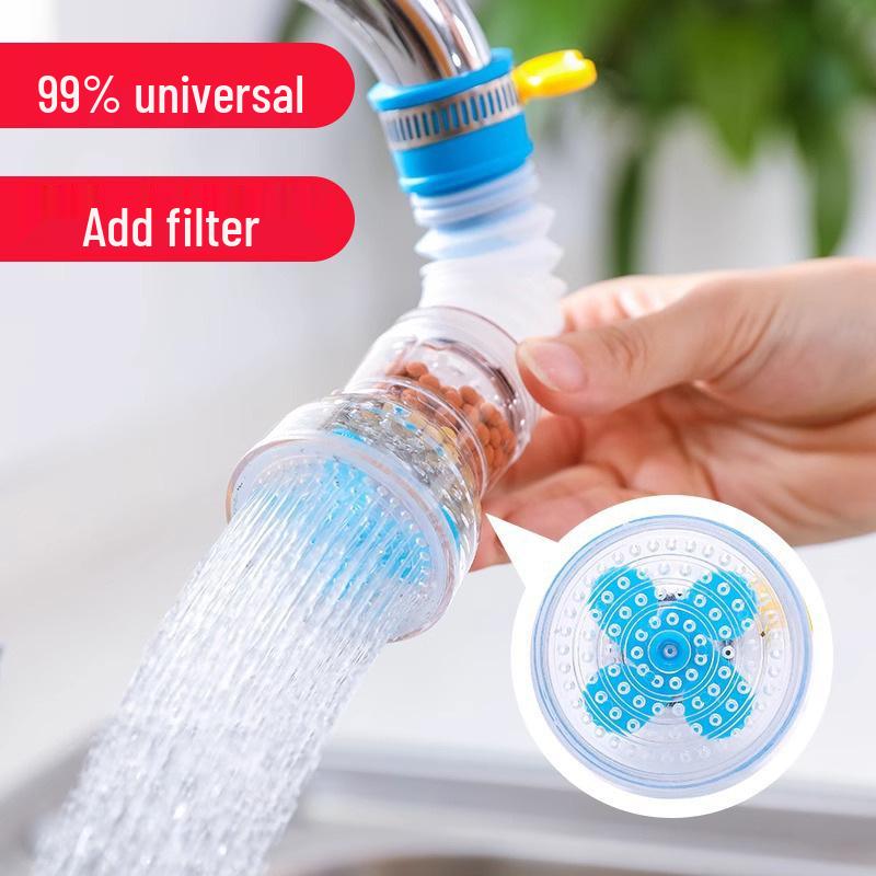 Anti-Spritz Drehbarer Küchenarmatur Filter & Sprüher