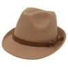 Wool Top Hat British Felt Hat Gentleman'S Small Brim Simple Classic Jazz Hat Panama Hat