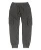 MOZMOZ Pigment Cargo Pocket Training Big Size Jogger Pants Charcoal