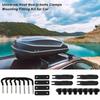 Gkikirty Roof Box U Bolt Clip Roof Rack U Bracket Luggage Accessories Kit for Car