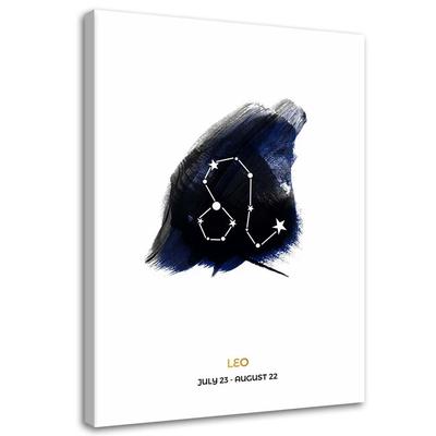 Canvas Print, Zodiac Sign - Leo