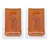2Pcs Violin Rosin Bow String Instrument Accessory Low Dust Universal for Viola Cello LETO601