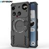 KEYSION Custodia Dissipazione Calore Forata per Nothing Phone 3 Silicone+PC Raffreddamento Magnetico Antiurto Copertura per Telefono per Nothing Phone 3