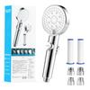 Shower Head, Micro Nano Bubble Mist High Water Pressure, Ultra Fine Saving, Chlorine Removal, 5 Level Modes, Beautiful Skin, Moisturizing, Pore Care,