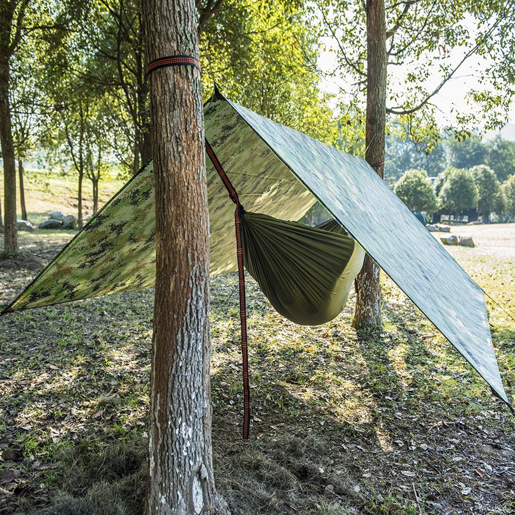 Tent waterproof sunshade, rain curtain camping hiking picnic beach hammock sunshade