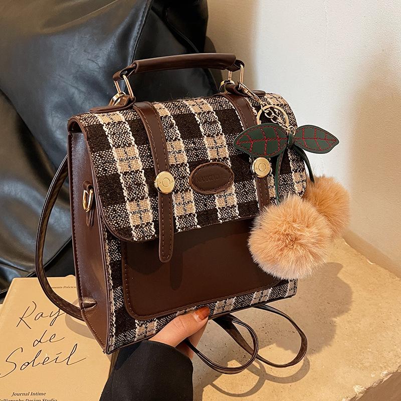 Premium Gesp Dames Rugzak Dames 2025 Mode Messenger Bag Niche Studenten Schoudertas Handtas