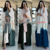 MQ100 Tie-dye Abaya Cloak: Summer European & American Trend Cardigan Dress