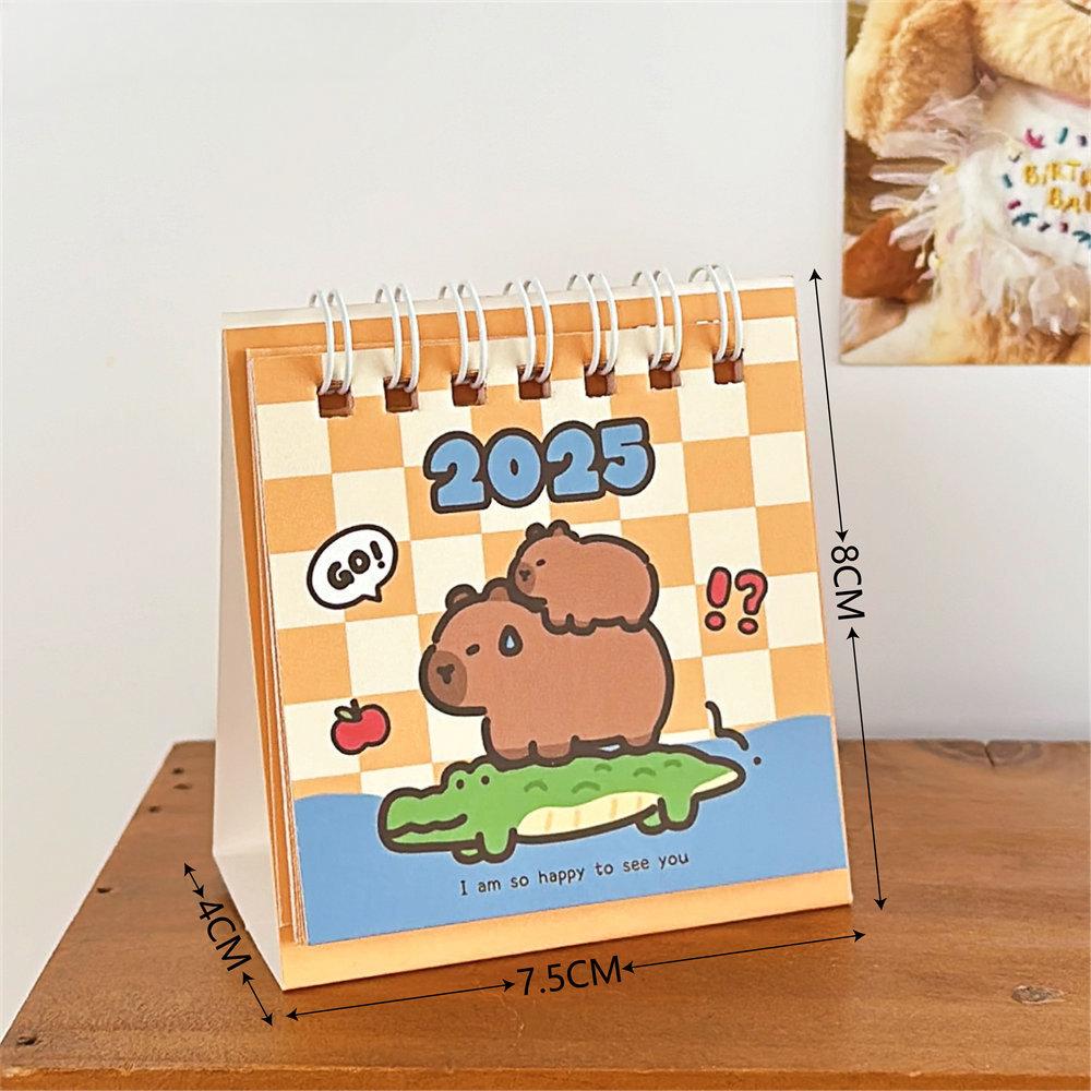 Nette Mini Schreibtisch Kalender Cartoon Kleine Kalender Monatskalender Studenten Desktop Uhr Countdown-Tisch