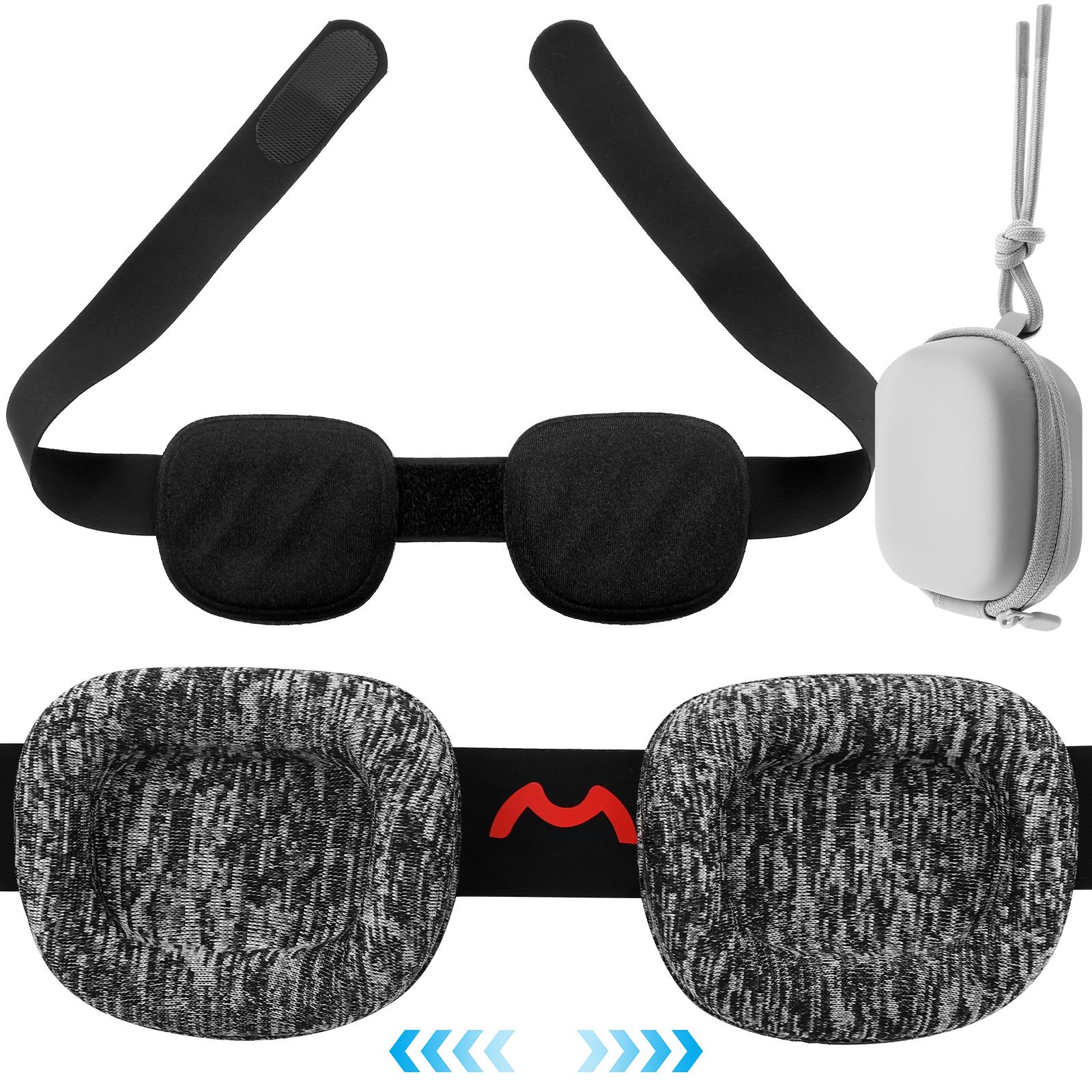 

3D Sleeping Mask Block Out Light Soft Breathable Padded Adjustable Light Blocking Blindfold For Travel Eyeshade Night Slaapmaske чёрный