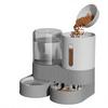 Pet Automatic Feeder & Water Dispenser Integrated Large Capacity Plastic Cat Bowl Cross-Border