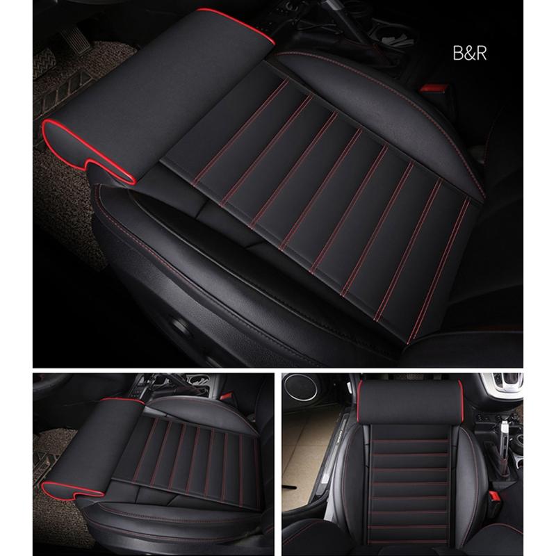 Auto Sitzverlängerungskissen Bein Oberschenkelstützkissen für Langstreckenfahrten Stuhl PU-Leder Knieschoner Schoner