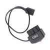 48cm 18.9in OBD Power Adapter Cable with Switch Button ACC Mode Low Voltage Protection for Dash Camera Phone Charging
