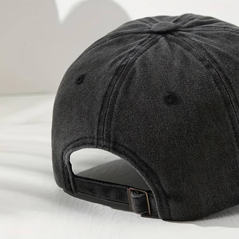 Navy Blue Baseball Cap Men Women Adjustable Cotton Outdoor Sports Hat