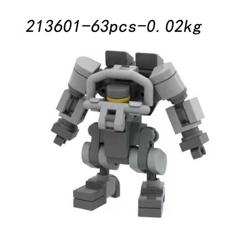 In-stock small particle building blocks MOC-240456 213601 214116 Construction building toys, 3D models, gifts, educational DIY o