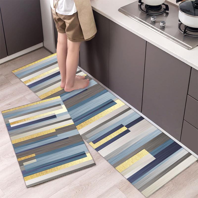 Moderner Ländlicher Stil Fußmatte Küchenteppich Badezimmereingang Badezimmer Schmutzabweisende Matte Fußmatte