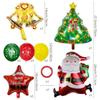 Aluminum Film Christmas Balloon DIY Inflatable Balloon New Xmas Foil Balloons  Kids Gift
