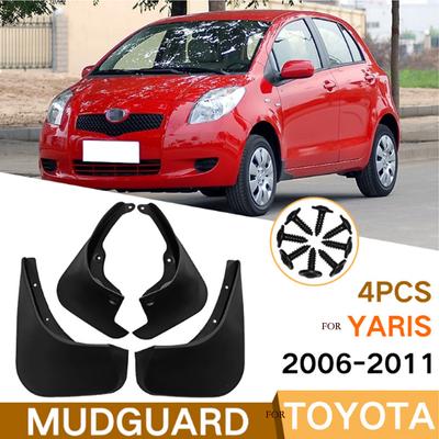 For Toyota Yaris Vitz XP90 2006 2007 2008 2009 2010 2011 Mudguards Mudflap Fender Fender Shot Guards Rear Car