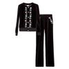 Dam Vår & Höst Mode Lös Slimmande Tvådelad Set - Ny Temperamentdesign