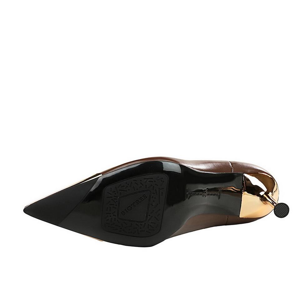 Botas curtas de inverno, saltos finos, saltos super altos, botas femininas, botas de cano curto, bico de ferro com ponta de metal, botas curtas da moda