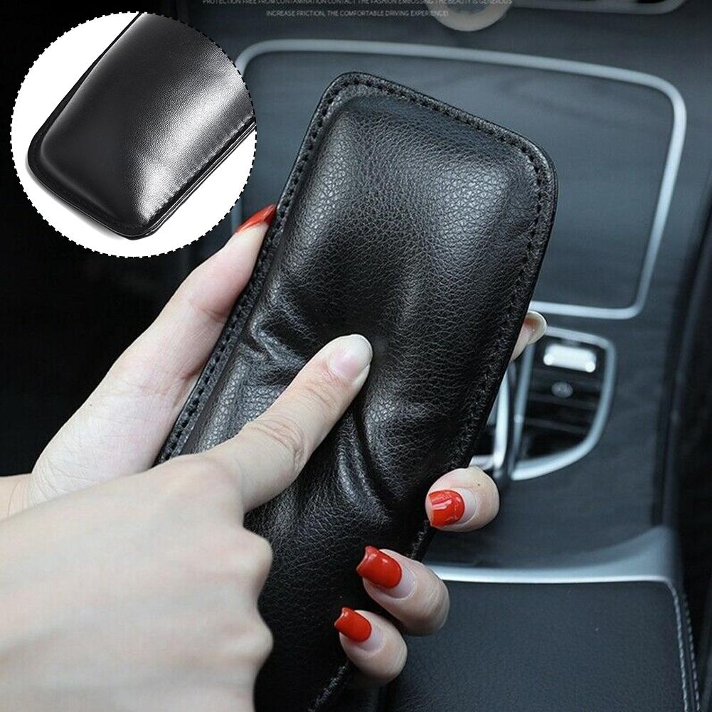 Black Car Mats Door Control Pillows Foot Headrest Cushions Knee Pads Leg Pads