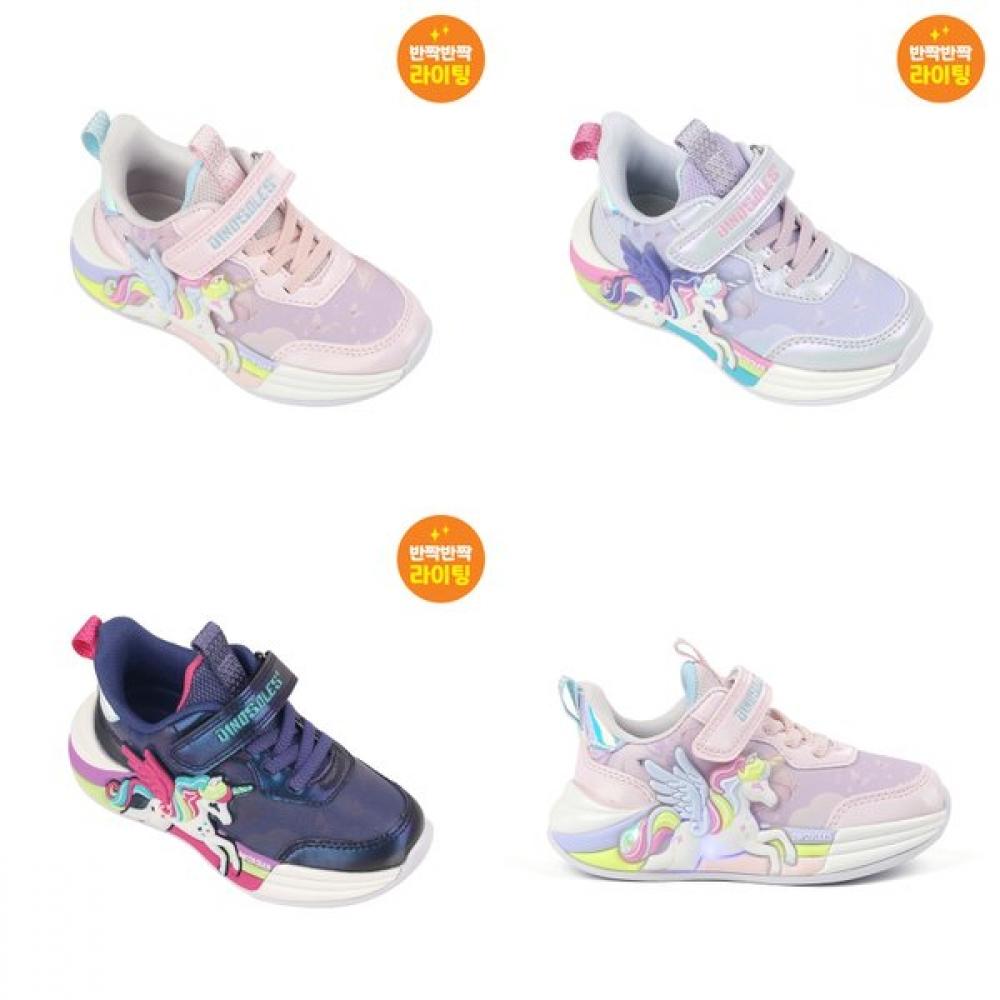 

Dinosoles 25th F W neW Led Unicorn rainboW dnkcF3tsrb11 Pink/150