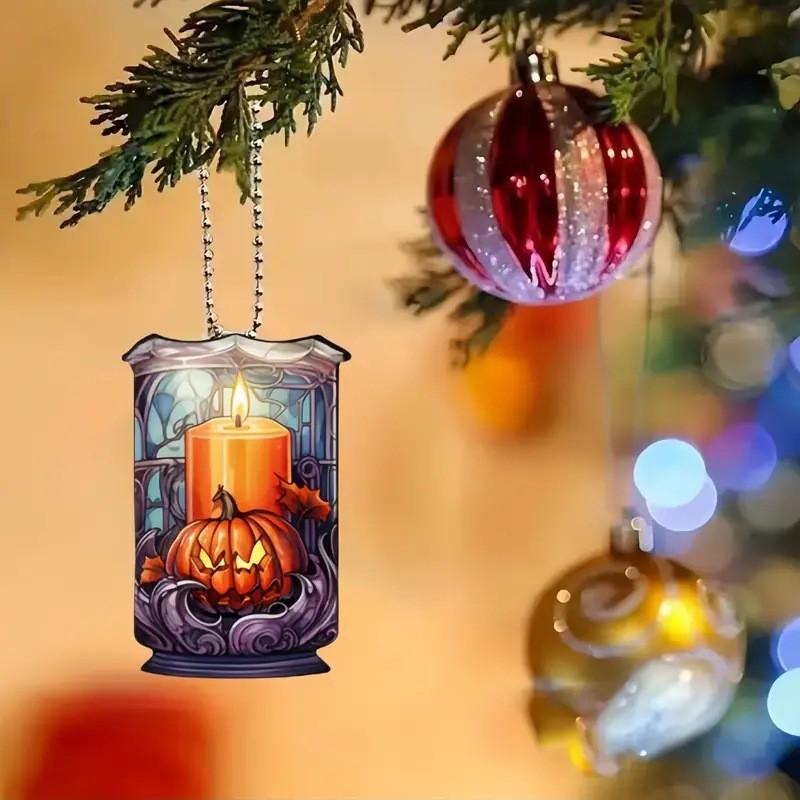 Style Cartoon Whimsical Acrylic Halloween Car Pendant For Festive Decor Car