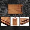 Planche à Découper en Bois d'Acacia Pour une Préparation Alimentaire Sûre Double Face Planche à Découper Naturelle en Bois Essentiel de Cuisine