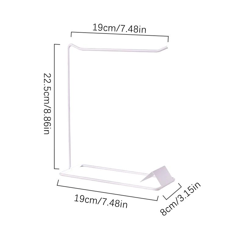 

Подставка для демонстрации украшений из железа, настольный держатель для хранения всякой всячины, стойка для украшений для ожерелий, браслетов, сережек, колец, повязок на голову Single белый