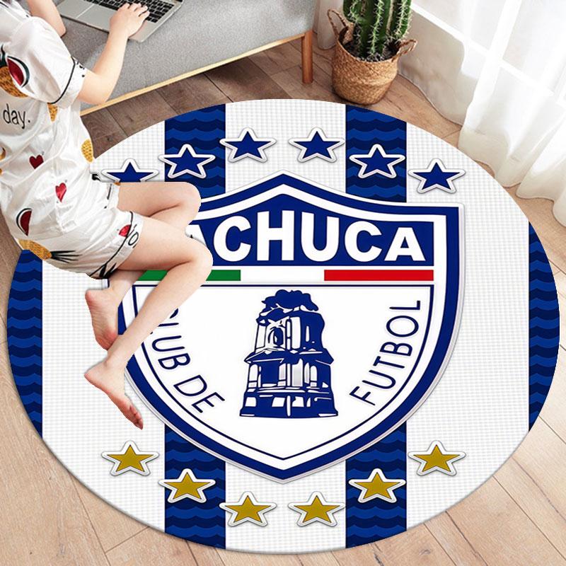 C.F. Pachuca Round Area Rug,Carpet Rug for Living Room Bedroom Sofa Playroom Decor,Non-slip Floor Mat