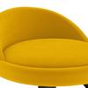 Yellow Velvet Bar Stool
