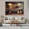 2D plane 2D plane product 1 piece - Guitar amplifier symphony room scene - Party birthday anniversary