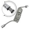 Home Shower Hose Tube Flexible Sprayer Spring Telephone Line Style Bathroom Pipe