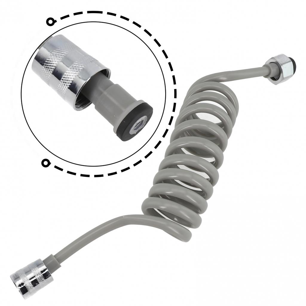 Home Shower Hose Tube Flexible Sprayer Spring Telephone Line Style Bathroom Pipe