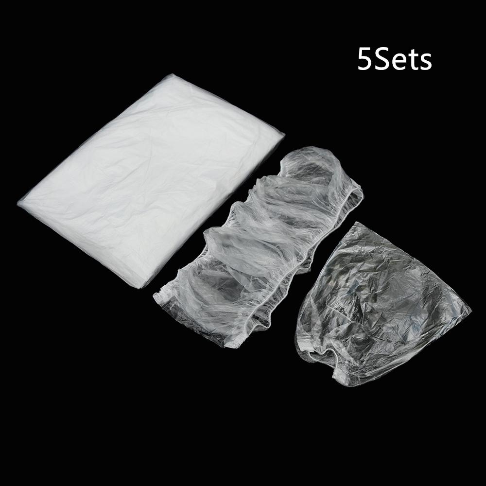 

10Set Universal Car Seat Steering Wheel Cover Vehicle Disposable Transparent Plastic Lever Protection Bag Interior Accessory