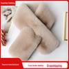 Double-Sided Korean Imitation Rabbit Fur Scarf - Warm, Plush, Versatile Neck Warmer
