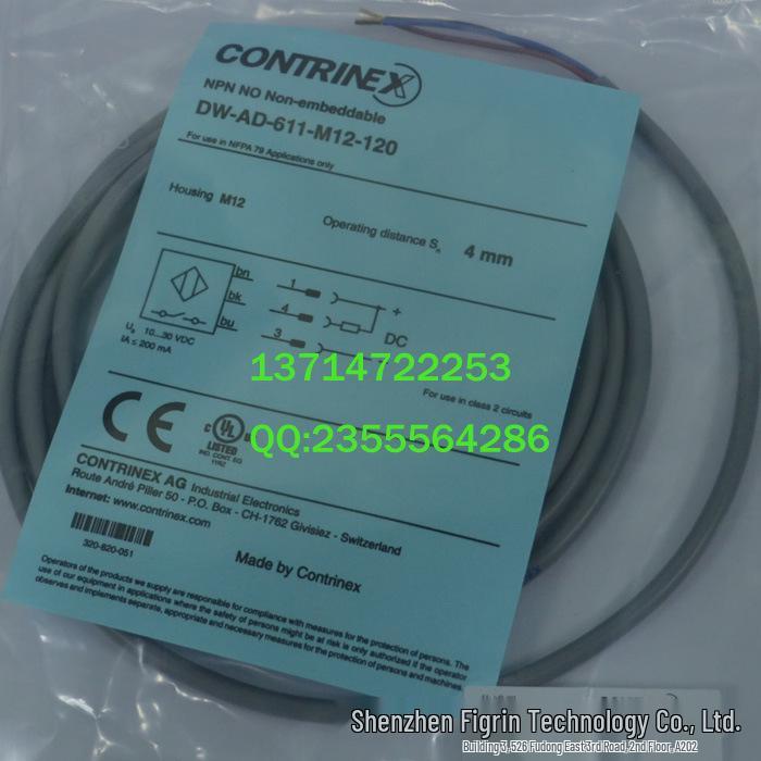 Обеспечение качества Датчик приближения CONTRINEX DW-AD-611-M18 M18
