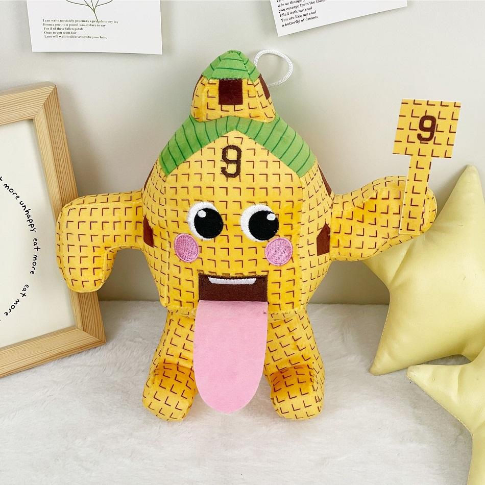 Game Steal A Brainrot Plush Game Peripheral Plushie Cute Cartoon Monkey Elephant No. 9 House Stuffed Doll Toy Christmas Gift