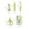 Baby Nail Kit 4 In1 Newborn Safety Nail Clippers Tweezer Kids Manicure Pedicure Set With Case Portable Baby Care Utensils