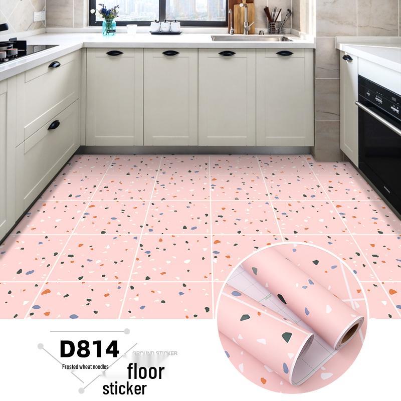 Thickened Waterproof Self-Adhesive Floor Tiles for Bathroom Renovation