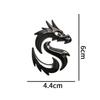 3D Metal Car Sticker Chinese Dragon Emblem Badge Fender Rear Trunk Window Hood Head Decal Zinc Alloy Auto Accessories Decoration