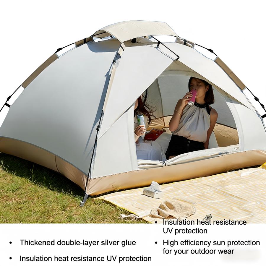 Automatic Waterproof Tent for Outdoor Camping, Picnic Shelter with Sun and Wind Protection