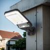 Solar Wall Light Solar Powered Flood Light with Remote Control Motion Sensor Security Street Light for Deck Fence Patio