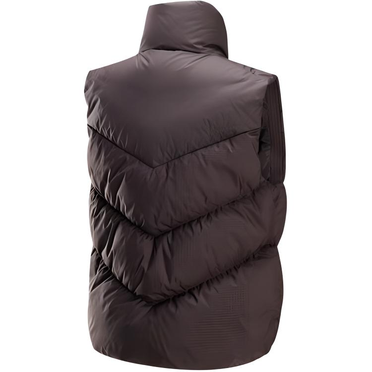 Nike Sportswear Storm-FIT Loose Windproof Water-Repellent Solid Color Down Vest Women vests Mineral-Grey HF7897-004